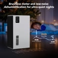 thumbnail image 5 of Dehumidifier for Home, 95 OZ Water Tank, (1000 sq.ft) Dehumidifiers for Bathroom Bedroom Basement with Auto Shut Off,7 Colors LED Light(Silver), 5 of 16