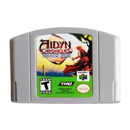 Aidyn Chronicles The First Mage Video Games Cartridge Card for N 64 Us Version