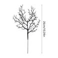 thumbnail image 4 of Artificial Black Twig Branches Picks,Halloween Dead Branch Decor for Vase Arrangement,Fake Dry Stems for Wreath Making and Table Centerpiece,Eerie Scene Decoration, 4 of 8