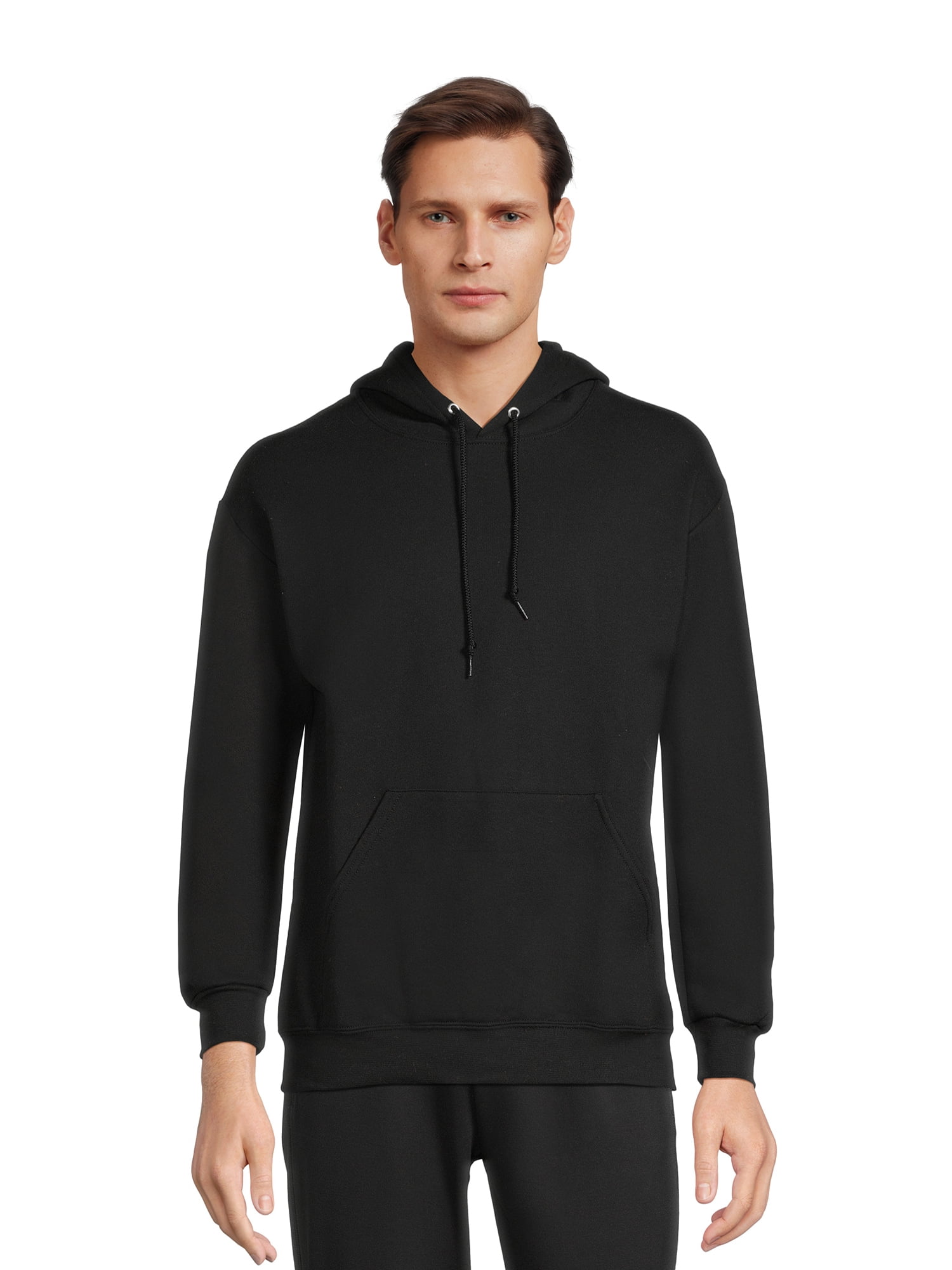 Athletic Works Men's Fleece Pullover Hoodie Sweatshirt, Sizes S-3XL ...