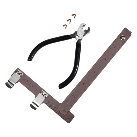 K'Netix Compact Bow Tuning Kit, Aluminum, 158, Gray/Green