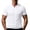 White, variant on KIHOUT Men's Cable Knit Jacquard Polo Shirt, Stretch V-Neck Collar Short Sleeve Casual & Business Top