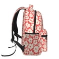 thumbnail image 3 of Fotbe Beige Flowers Pattern Casual Backpack for School, Travel, and Outdoor Activities - Durable, Lightweight, and Comfortable, 3 of 5