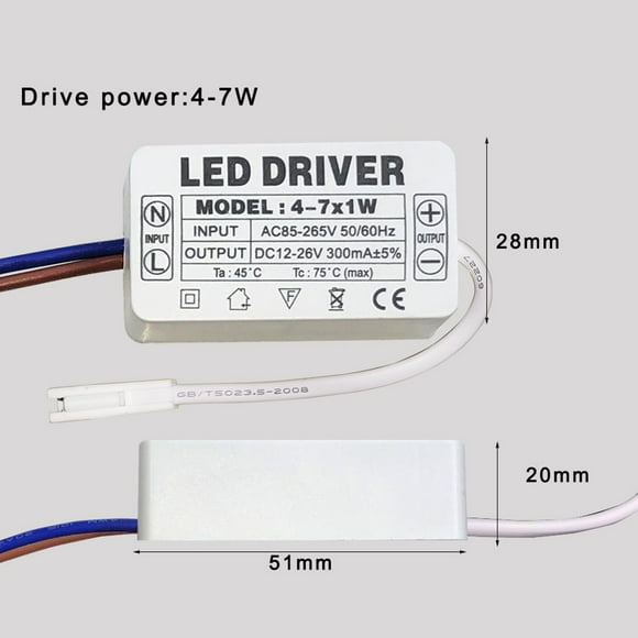 LED Driver Power Supply Unit Ac85-265V Lighting Transformers LED Power Lights