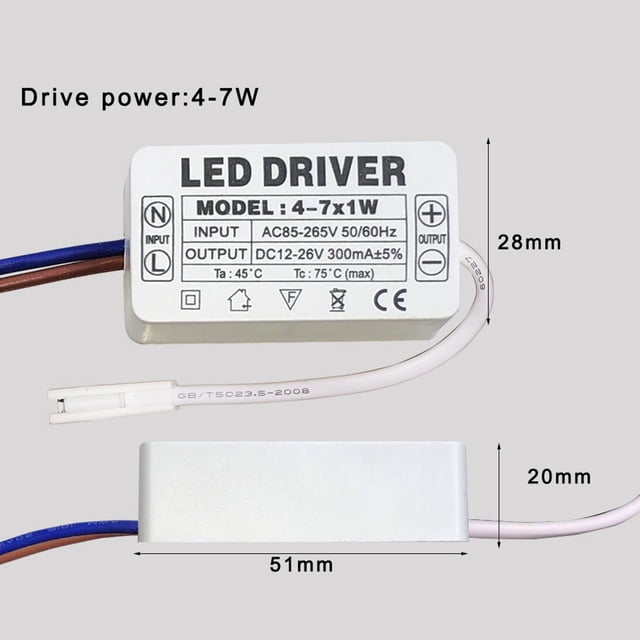 Unité d'Alimentation de Conducteur à DEL CA85-265V Éclairage Transformers Lumières d'Alimentation à DEL