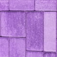 thumbnail image 1 of Ahgly Company Machine Washable Indoor Square Transitional Violet Purple Area Rugs, 4' Square, 1 of 7
