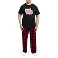 thumbnail image 5 of CafePress - Cute Pig Pajamas - Men's Dark Loose Fit Cotton Pajama Set, 5 of 7