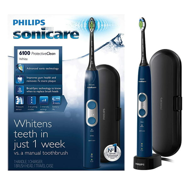 Philips Sonicare ProtectiveClean 6100 Rechargeable Electric Toothbrush ...
