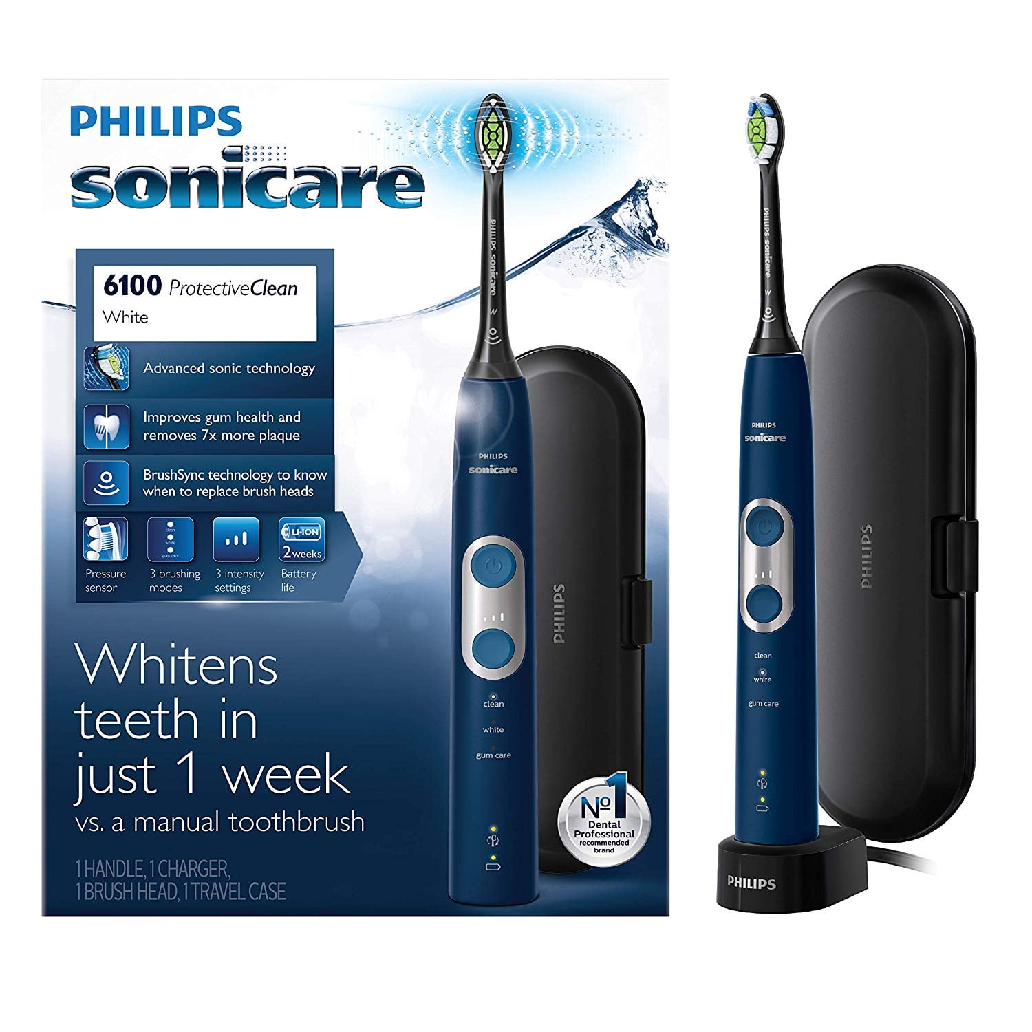 Philips Sonicare ProtectiveClean 6100 Rechargeable Electric Toothbrush 