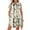 Striped print_Beige, variant on Sundresses for Women 2025 Elastic High Waist Dress Deep V Neck Dresses Button Down Sun-Dress A-Line Swing Mini Beach Dress Beach Holiday Swimsuits Cover Up