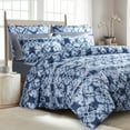RUIKASI Queen Size Bedding Set 3 Pieces Soft Tie Dye Microfiber Duvet