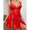 thumbnail image 3 of Lencería Sexy para mujer, ropa de dormir, pijama Sexy, de encaje vestido de noche, disfraces eróticos, ropa exótica, ropa interior femenina transparente, Babydoll, 3 of 5