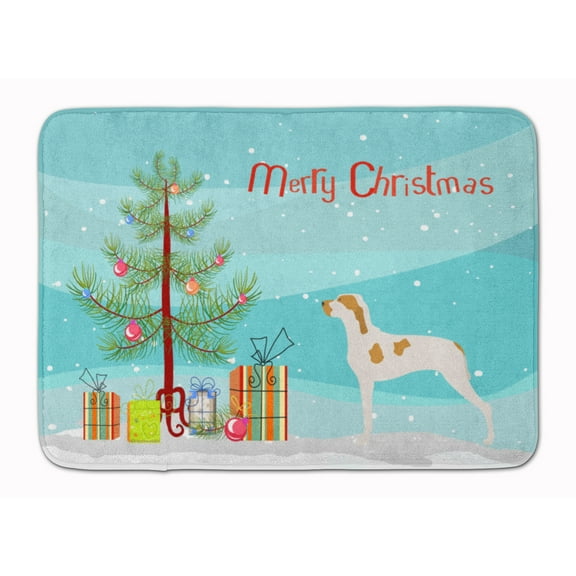 Ariege Pointer Christmas Machine Washable Memory Foam Mat