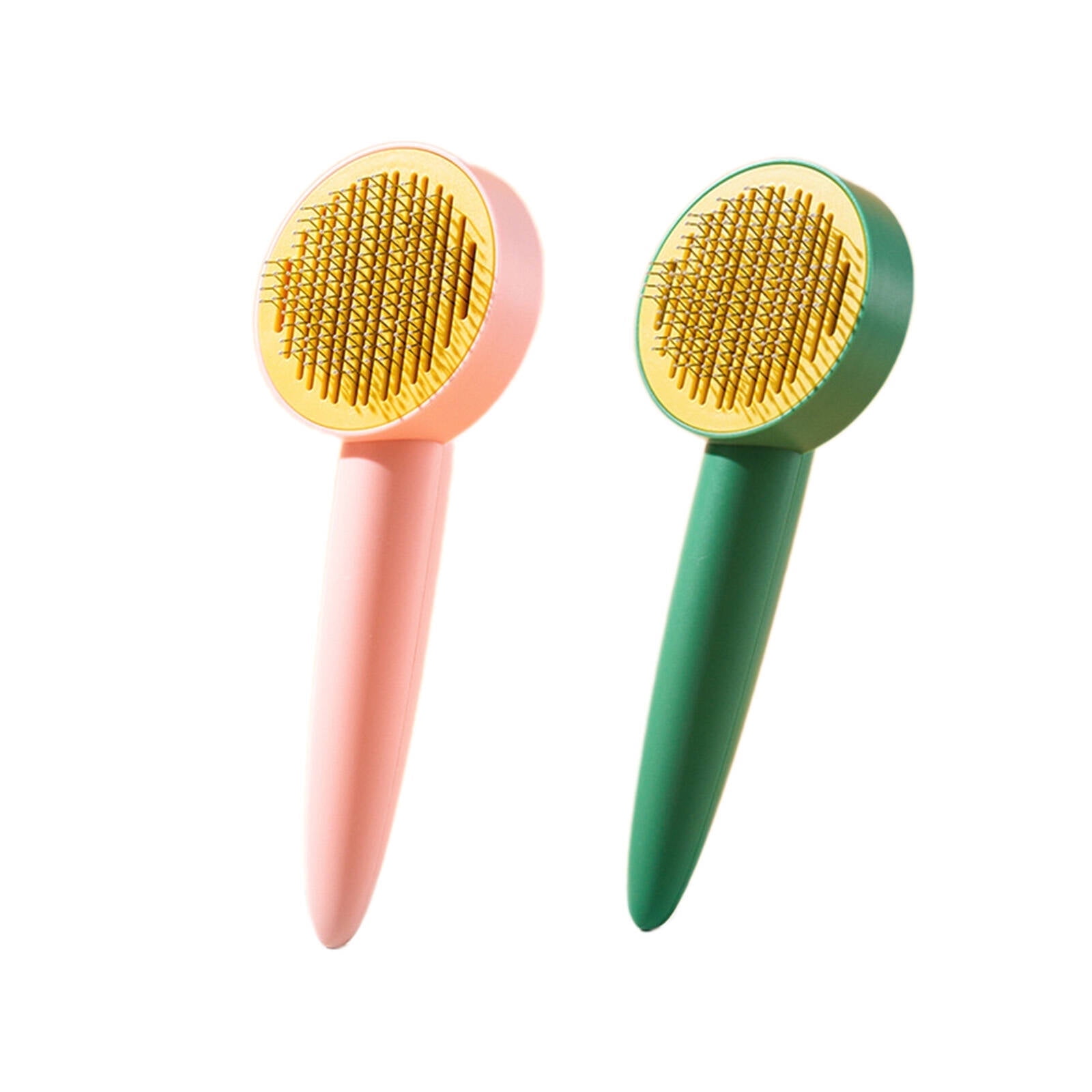ACDANC 2026 New 2Pcs Cat Brush Dual Function for Grooming and Beauty Dog Brush Comfortable Massage Experience Self-Cleaning Function Design Cat Stuff Blue for Grooming Pet Care Hair Removal Home Use.
