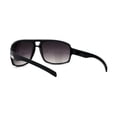 thumbnail image 4 of Mens Luxury Oversize Sport Plastic Racer Sunglasses Black, 4 of 4