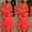 Red, variant on 2 Pieces Women's Silk Robe Short Lace Trim Satin Kimono 3/4 Sleeve Sexy Bride Comfy Sleepwear V Neck Bride Bridesmaid Kimono Bathrobe
