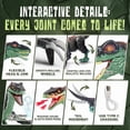 thumbnail image 4 of Juguete de dinosaurio con control remoto Feast Walking Velociraptor, 4 of 7