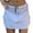 C366 White, variant on Gbsyewxs Skirts For Women Low Waist Solid Color With Belt Pockets Mini Skirt Casual Summer Women'S Skirts Green