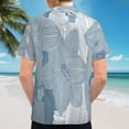 thumbnail image 6 of High Quality Hawaiian Shirts for Men Short Sleeve Aloha Beach Shirt Floral Summer Casual Button Down Shirts Blouses ICVIME, 6 of 7