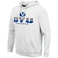 thumbnail image 2 of Men's Colosseum White BYU Cougars Lantern Pullover Hoodie, 2 of 3