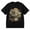 Black C, variant on Men's Black Short Sleeve Crew Neck T-Shirt, Live for Today Mountain Graphic Tee for Summer Casual Wear