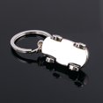 thumbnail image 2 of Queilt Cool Luxury Metal Keychain Car Model Key Chain Key Ring Racing Car Keyring For Man Women Gift, Silver, M, 2 of 4