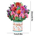 thumbnail image 3 of Clearance! New Mother'S Day Greeting Card Creative Flower Bundle Set 3d Three Blessing Card Desktop Ornament,B, 3 of 9
