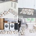 thumbnail image 5 of Bulldog Dog and Footprints Kitchen Rugs Sets Of 2,Anti Fatigue Kitchen Mat Rugs Non Slip Washable,Decorative Kitchen Floor Mats for Kitchen,Sink,Laundry,17"x30"+17"x47", 5 of 7