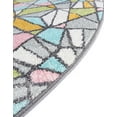 thumbnail image 4 of Unique Loom Whimsy Kids Collection Area Rug - Vivid (5' 1" Round Multi/Ivory), 4 of 9