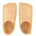 thumbnail image 2 of Zapatillas divertidas Zapatillas de pies Jumbo Pies descalzos divertidos Pies de Hobbit Accesorios de disfraces Regalos de mordaza para niños y adultos, 2 of 5