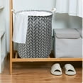thumbnail image 2 of Large Laundry Basket, Collapsible Laundry Basket, Drawstring Laundry Baskets, Collapsible Laundry Bag, Folding Large Capacity Laundry Baskets (Gray), 2 of 5