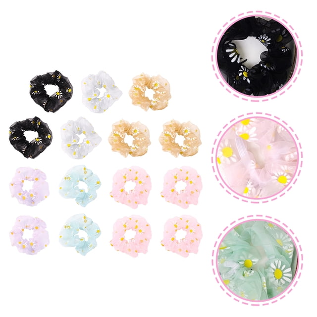 WEUVEB 15Ud Anillos Para En Tonos Surtidos Para Peinados De Mujer