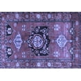 thumbnail image 1 of Ahgly Company Indoor Rectangle Persian Blue Traditional Area Rugs, 3' x 5', 1 of 4