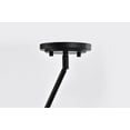 thumbnail image 3 of Nuvo Lighting Altos 5 Light Large Pendant - Gray and Matte Black Finish, 3 of 14