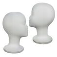 thumbnail image 4 of Styrofoam Model&nbsp;Head, Wig Head Stand for Styling Wig Head - Tall Female Foam Mannequin Wig Stand And Holder for Style, Model And Display Hair, Hats And Hairpieces, White, 4 of 8