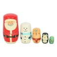 thumbnail image 1 of Something Different Matryoshka Doll Christmas Doll Set, 1 of 4