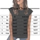thumbnail image 3 of Camisetas de Mujer Suelto Ajuste 1/2 Manga Cuello Casual Lindo Impreso Superior Suave Estiramiento Blusa de Poliéster para Verano Diario, 3 of 9