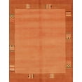 thumbnail image 1 of Ahgly Company Indoor Rectangle Abstract Orange Red Area Rugs, 5' x 7', 1 of 6
