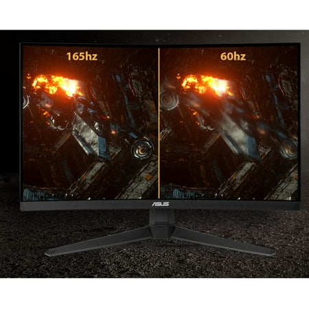 ASUS - TUF Gaming 24" LCD Curved FreeSync Monitor (DisplayPort, HDMI) - Black