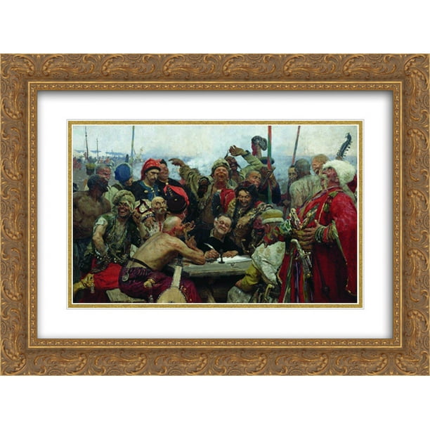Ilya Repin 2x Matted 24x18 Gold
