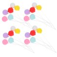thumbnail image 3 of Toyvian Lovely Balloon Cupcake Toppers Assorted Color Clay for Cake Decor, 3 of 7
