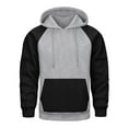 thumbnail image 3 of uikmnh Hoodies for Men Color Hoodie Pullover Sweatshirt for Fall and Winter Casual Sportswear Stylish and Comfortable Design Size:S, 3 of 7