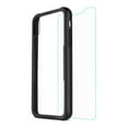 thumbnail image 3 of Reiko Wireless iPhone X Hard Glass TPU Case with Tempered Glass Screen Protector in Clear Black, 3 of 4