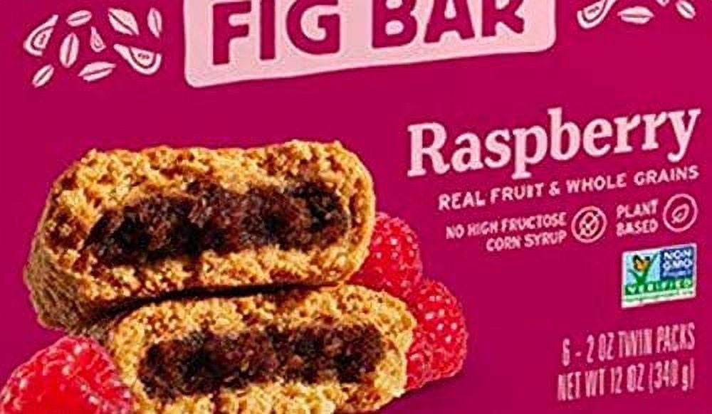 Nature's Bakery Stone Ground Whole Wheat Fig Bar Raspberry 6 Twin Packs Pack of 4