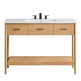 thumbnail image 4 of Zaire 48" Single Sink Bathroom Vanity in Natural White, 4 of 10