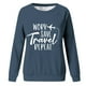 thumbnail image 3 of Gibobby Sudadera mujer Sudadera de otoño para mujer suéter de Halloween(Azul,XL), 3 of 4