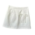 thumbnail image 2 of Falda de cadera para mujer, estilo urbano, para vacaciones, picnics W blancas, 2 of 9