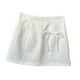 thumbnail image 2 of Falda corta informal para mujer, falda para uso en la oficina, para viajes de verano. W blancas, 2 of 8