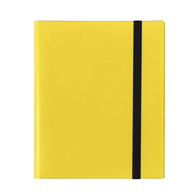 9-Pocket Trading Card Binder with 360 Side-Loading Pockets – Waterproof Album for Sports Cards, Football, Baseball, MTG, and Collectible Cards with Secure Elastic Straps