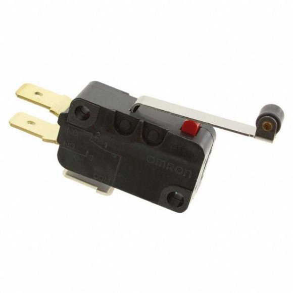 D3V-166-1C5 - MICRO SWITCH 1P2T NO/NC 19X28MM 16A 250V LONG ROLLER LEVER